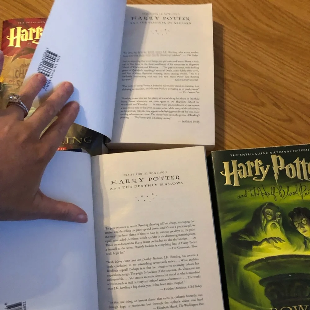 Harry Potter Paperback 1-7 Book Set - Picture 4 of 12